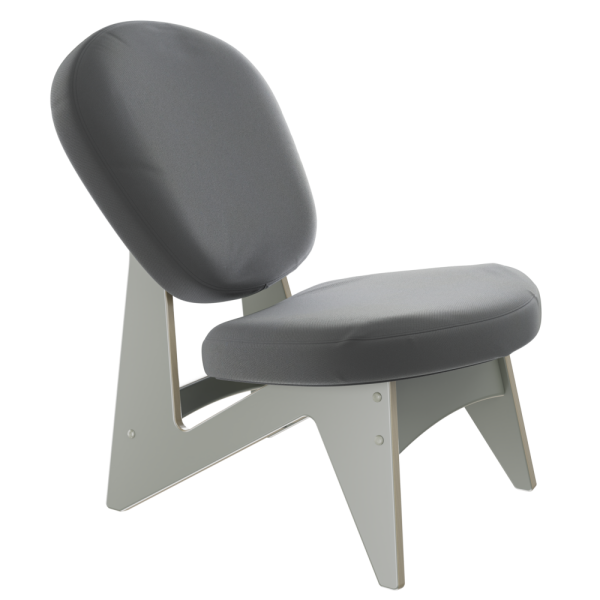 Кресло - Cмарт N Силуэт (Lunar Grey, серый ясень)